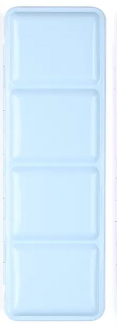 Empty Metal Foldable Watercolor Palette (holds 24 half pans)