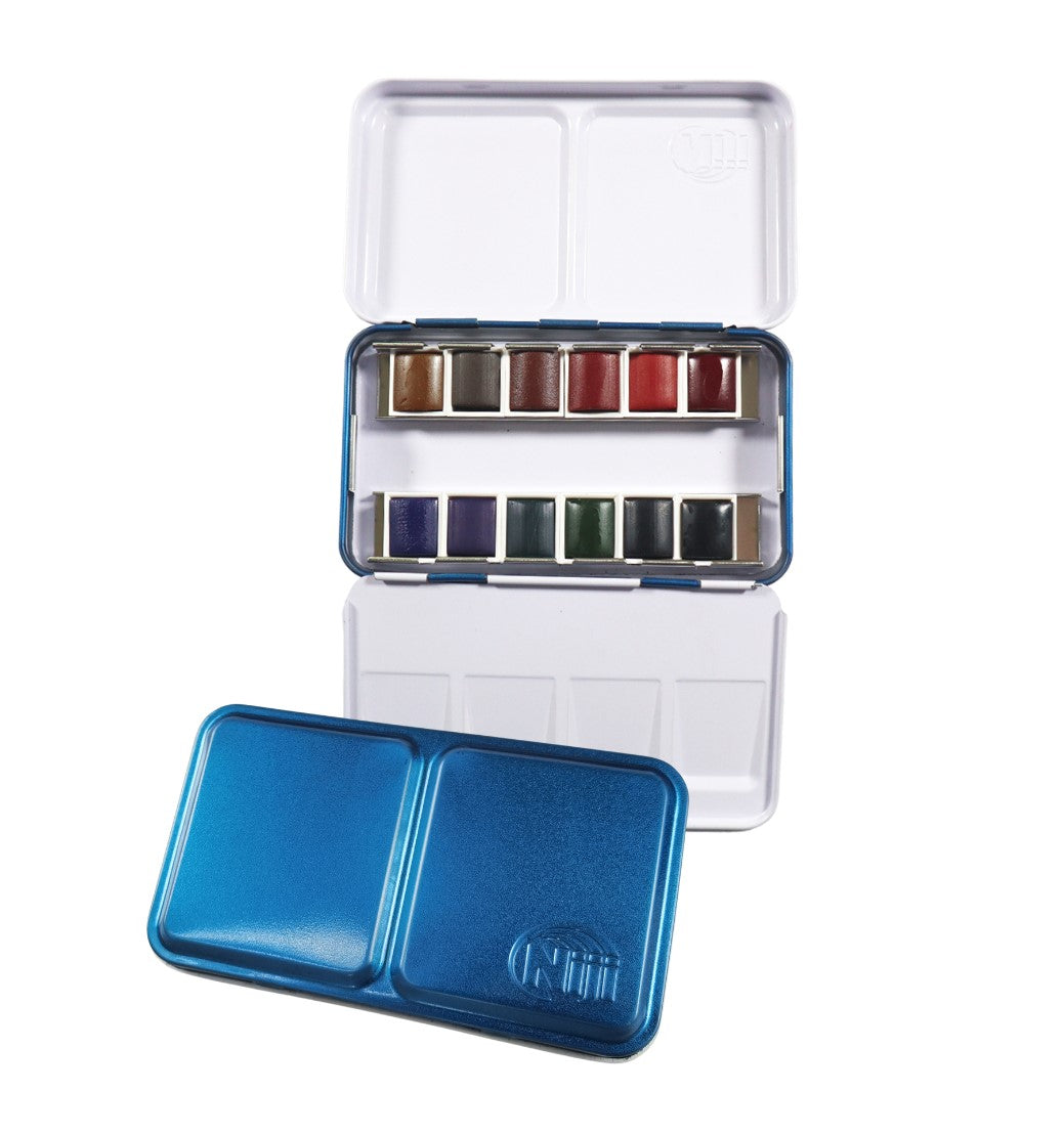 Niji Artist Watercolor Set with 12 colors