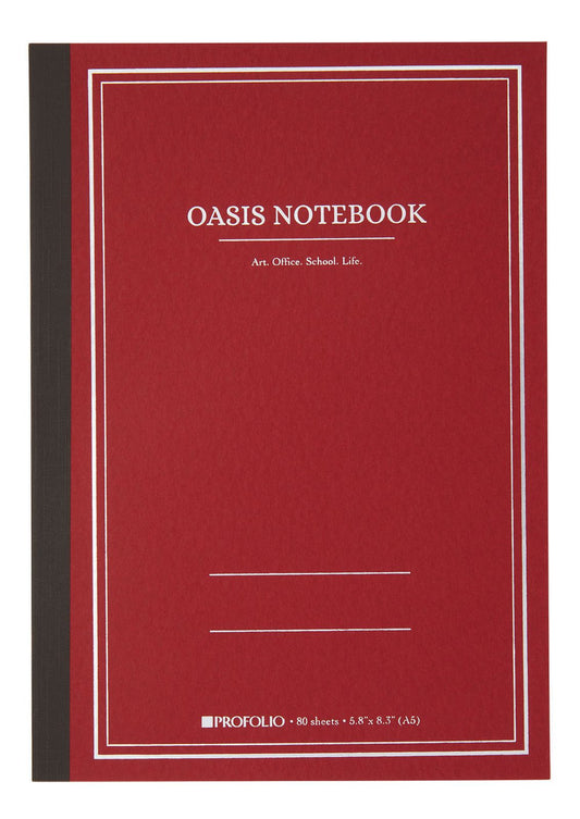 5.8"x 8.3" A5 Medium Brick Oasis Notebook