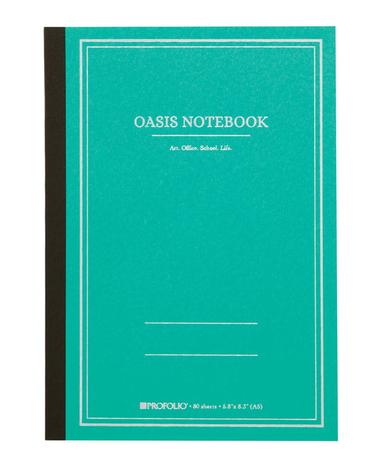 5.8"x 8.3" A5 Medium Wintergreen Oasis Notebook