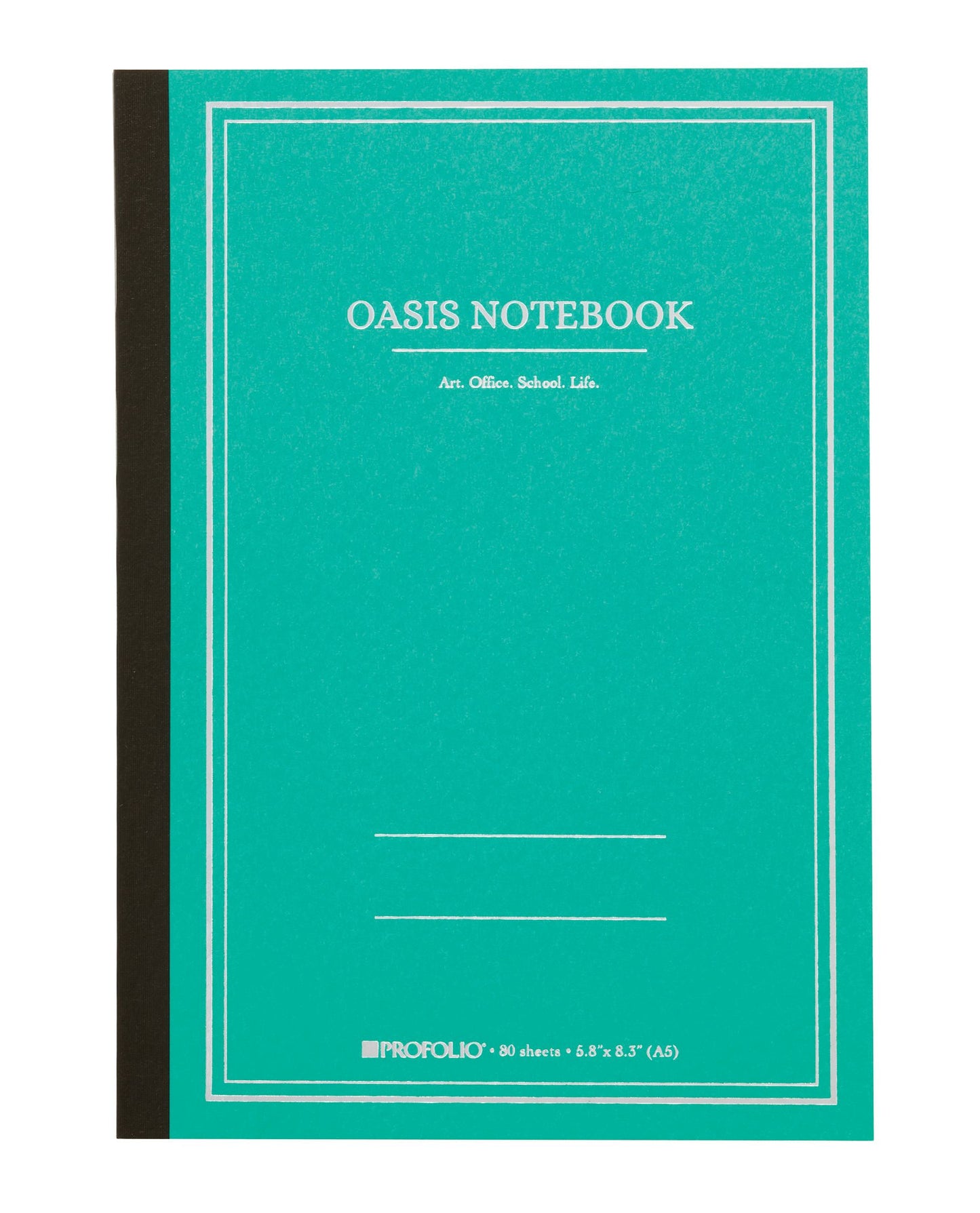 7"x 9.9" B5 Large Wintergreen Oasis Notebook
