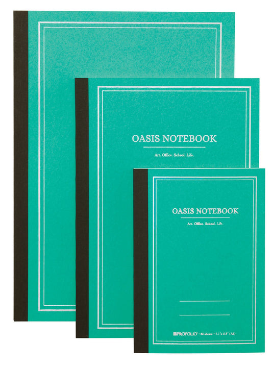 4.1"x 5.8" A6 Small Wintergreen Oasis Notebook