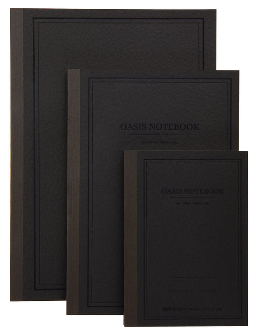 4.1"x 5.8" A6 Small Charcoal Oasis Notebook
