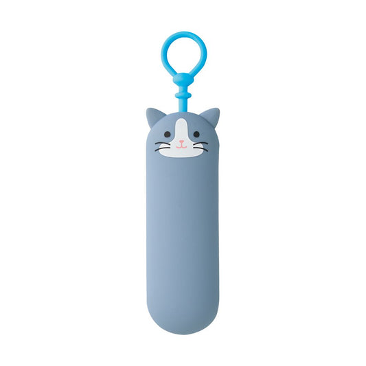 Gray Cat PuniLabo Slim Key Case