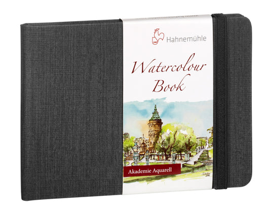 A6 (landscape) Akademie Watercolour Book by Hahnemuhle