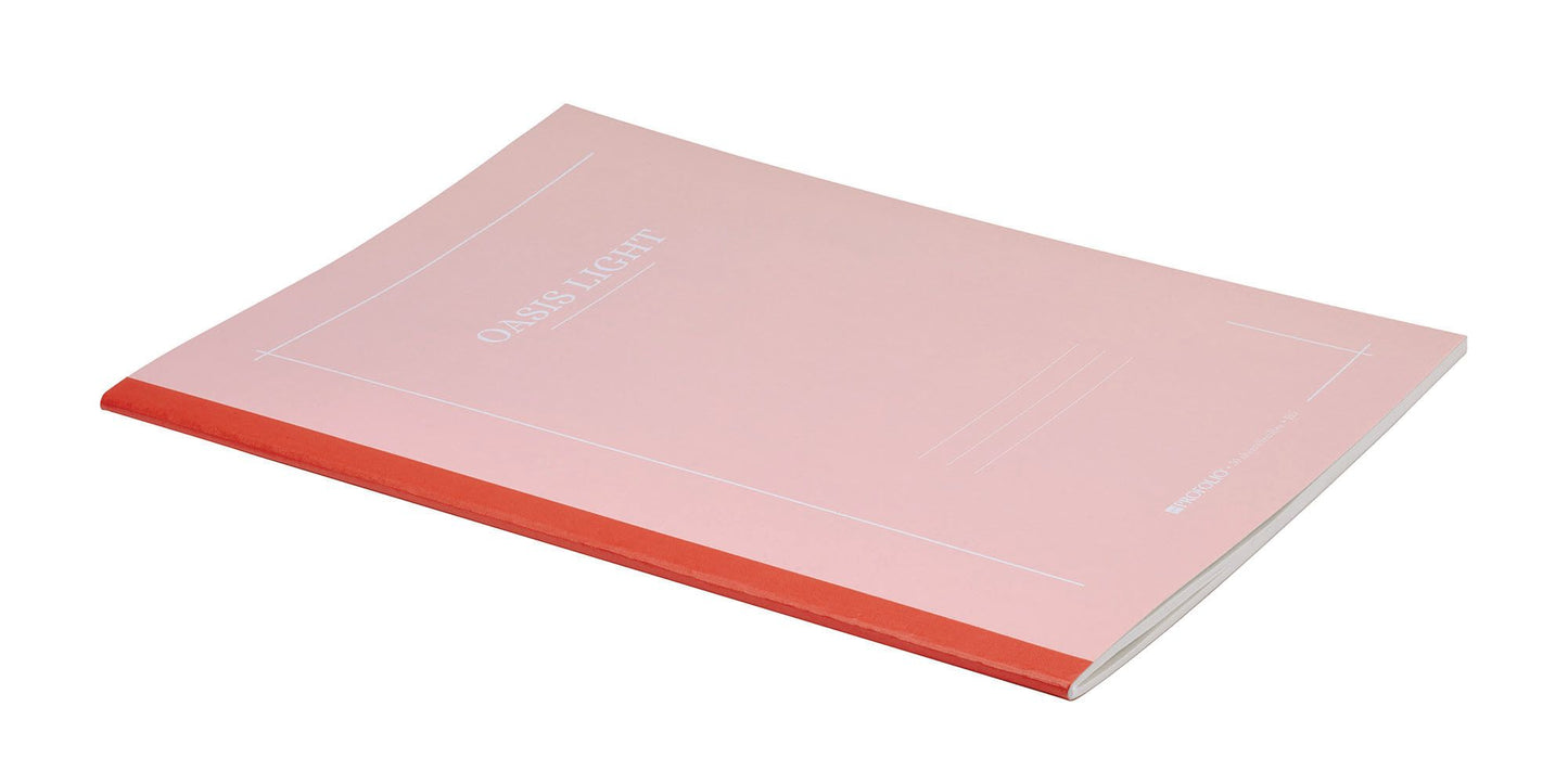 7"x 9.9" B5 Large Rose Oasis Light Notebook
