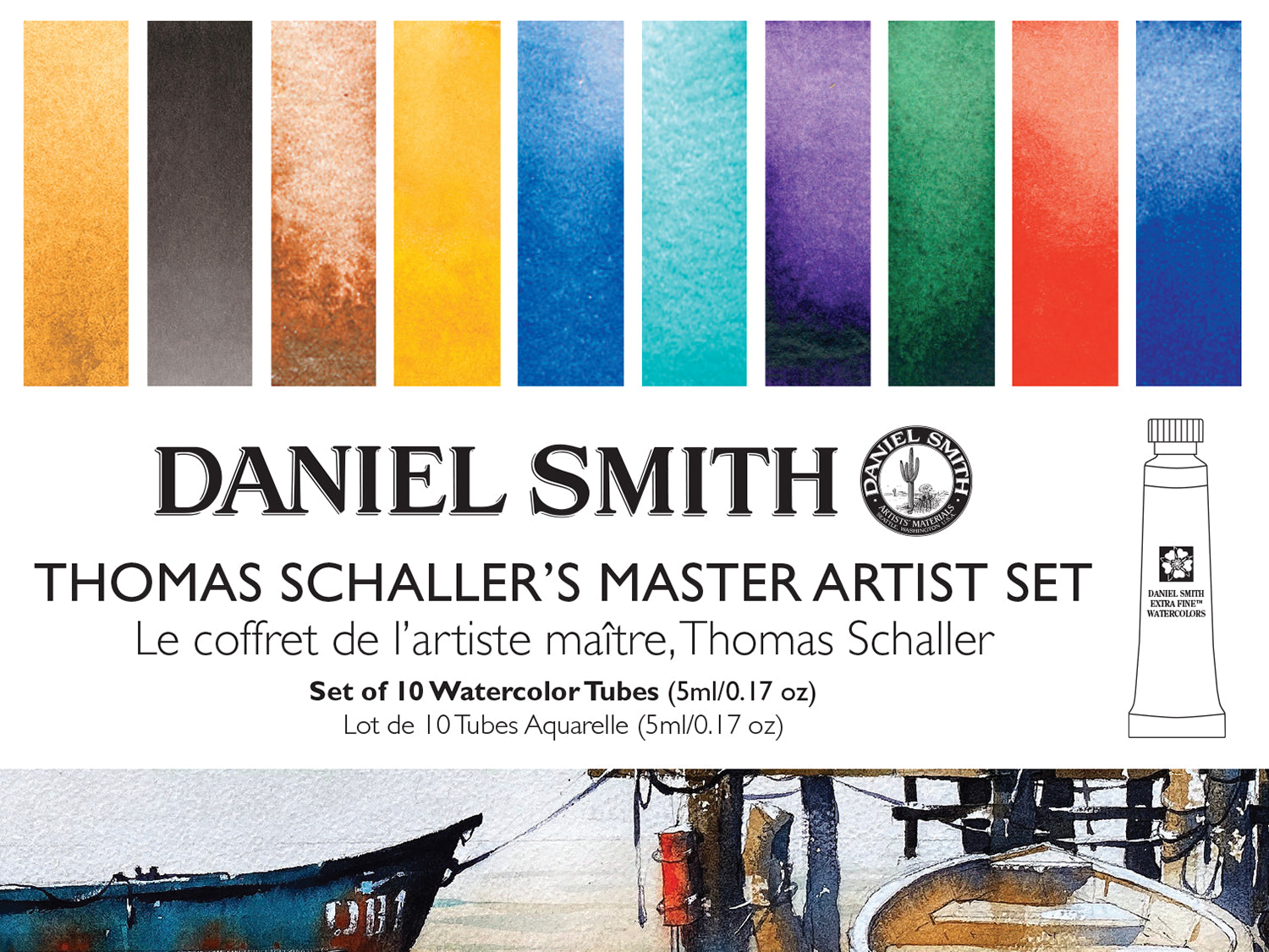 Thomas Schaller’s Master Artist Set – Daniel Smith watercolors (10 tube) | Spokane Art Supply