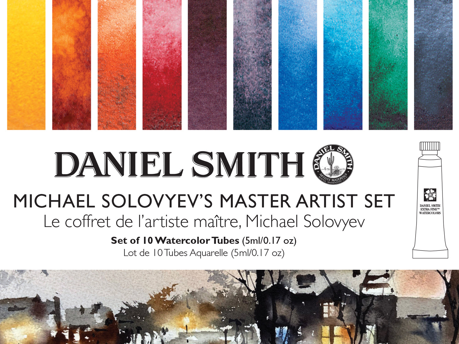 Michael Solovyev’s Master Artist Set – Daniel Smith watercolors (10 tube) | Spokane Art Supply
