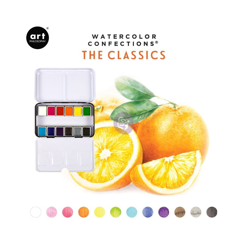 The Classics - Watercolor Confections Pan Set