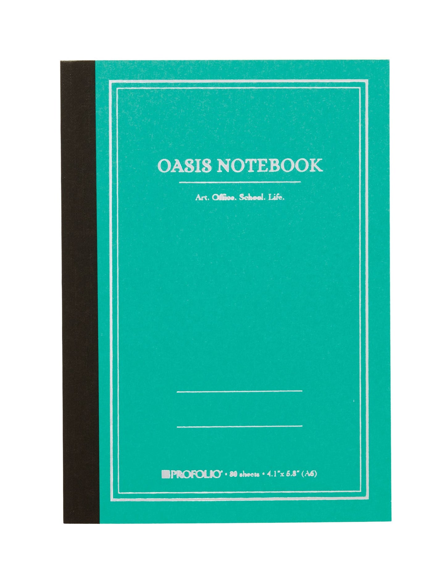 4.1"x 5.8" A6 Small Wintergreen Oasis Notebook