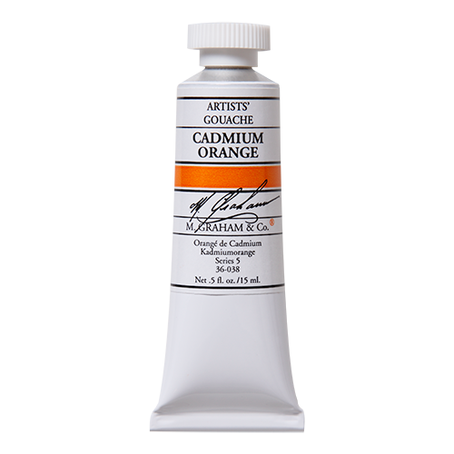 Cadmium Orange 15ml M Graham Gouache #038