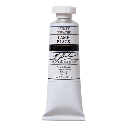 Lamp Black 15ml M Graham Gouache #112