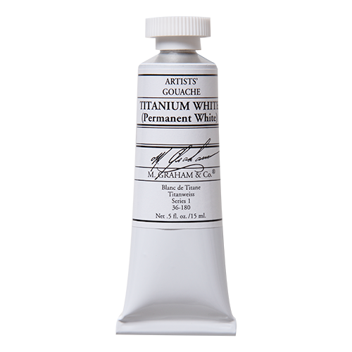 Titanium White 15ml M Graham Gouache #180