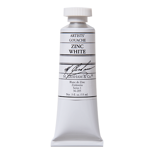 Zinc White 15ml M Graham Gouache #205