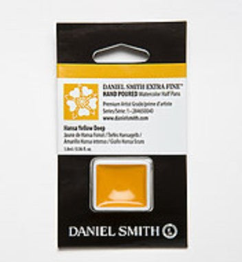 Hansa Yellow Deep Daniel Smith Half Pan | Spokane Art Supply