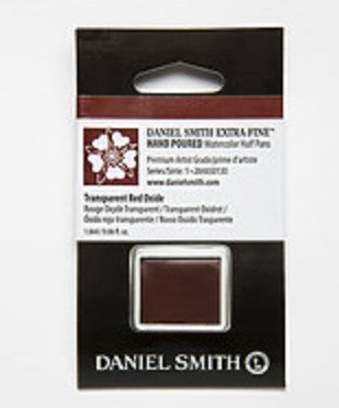 Transparent Red Oxide Daniel Smith Half Pan | Spokane Art Supply