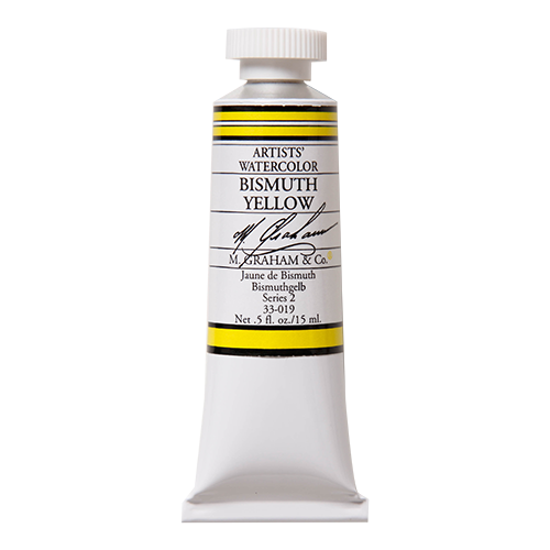 Bismuth Yellow M Graham Watercolor .5oz tube