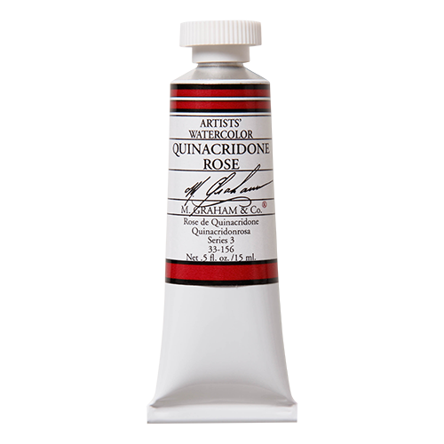 Quinacridone Rose 156 M Graham Watercolor .5oz tube