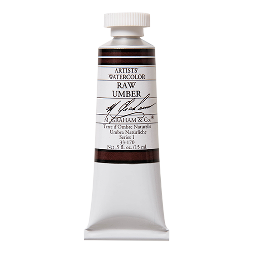 Raw Umber 170 M Graham Watercolor .5oz tube